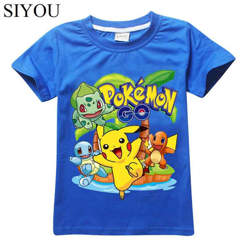 Pokemon Boy's Short Sleeve crew neck T-shirt 