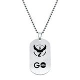 Pokemon Go Team Valor Team Mystic Team Instinct key chain necklace Pokemon Toys Action & Toy Figures