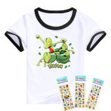 Hot sale T- shirt 2016  Pokemon children t shirts cartoon Pikachu Charmander boys clothes cotton Pocket Monster boys clothing