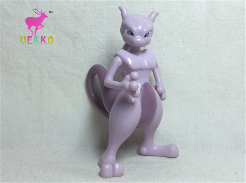 UEKKO hot sale 1pcs Pokemon Mewtwo Action Figures Toys Best Christmas&Birthday kis Gifts Model Funko Pop free shipping