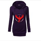 Women Hoodies Sweatshirts Pokemon Go Hooded Coat Printed Long Sleeve Moletom Female Suit Hoodie Outside Sudaderas Mujer Clothing