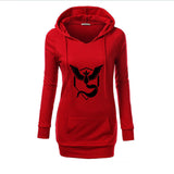 Women Hoodies Sweatshirts Pokemon Go Hooded Coat Printed Long Sleeve Moletom Female Suit Hoodie Outside Sudaderas Mujer Clothing