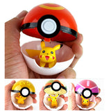 BOHS Trainer  Pokeball Love Park Ball Masterball Pokeballs GS Ultra Dive Poke Ball Toy 7CM, with Pikachu