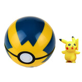 BOHS Trainer  Pokeball Love Park Ball Masterball Pokeballs GS Ultra Dive Poke Ball Toy 7CM, with Pikachu