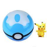 BOHS Trainer  Pokeball Love Park Ball Masterball Pokeballs GS Ultra Dive Poke Ball Toy 7CM, with Pikachu