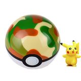 BOHS Trainer  Pokeball Love Park Ball Masterball Pokeballs GS Ultra Dive Poke Ball Toy 7CM, with Pikachu