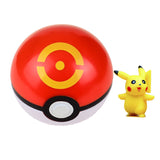 BOHS Trainer  Pokeball Love Park Ball Masterball Pokeballs GS Ultra Dive Poke Ball Toy 7CM, with Pikachu