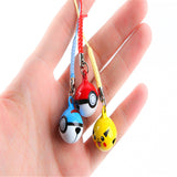 HOT pokemon pokeball Action Figure Toys cute 10cm pokeball pikachu model keychain Pendant Gadget toys for kids Christmas Gifts