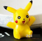 Funko pop pikachu anime action & toy figures lps toys pokeboll pokemo kids toys Six kinds of styles free choice 3-4cm PVC