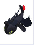Dragon Master 2 night furys toothless teeth lying posture Q version to the Black Dragon Plush doll gift  dolls pokemo plush