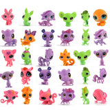 lps toy pet shop mini small animal pet doll Cute Cat Dog Lizard Animals doll pokemo elves pvc You can choose the style