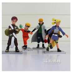 The 3generation Naruto doll funko pop anime action toy figures lps toys pokemo Naruto Sasuke Temari Gaara 10cm PVC