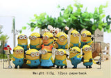 Minions Despicable Me pokemo toys anime action  toy figures funko pop lps toys PVC Hot Sales12 different styles free shipping