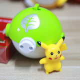 8CM REAL CATCH Trainer Pokeball Love/Park/Master/GS/Ultra/Dive Pokeballs Toy Pikachu Action Figures Pocket Monsters Poke Ball