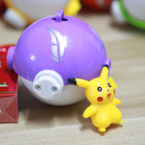 8CM REAL CATCH Trainer Pokeball Love/Park/Master/GS/Ultra/Dive Pokeballs Toy Pikachu Action Figures Pocket Monsters Poke Ball