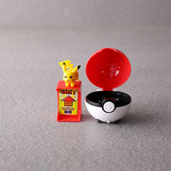 4pcs/lot  Pokeball Pokemon ABS Fifures Toy Pikachu Anime Action Figures Pokemon Toys Super Master 7cm Pokemon Ball Toys