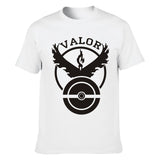 Hot 2016 POKEMON GO Shirt Team INSTINCT Mystic Valor Funny t shirt Mens T-shirts Cotton Tee Tops Casual Brand Clothing