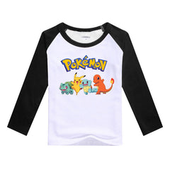 2Y-10Y Boys Girls Pokemon Go T shrit Kids 100% Cotton T-shirts Short sleeve Children Boys Tops Sports Tee Shirts Summer Clothing