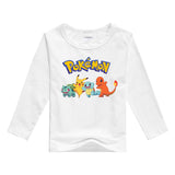 Hot sale T- shirt 2016  Pokemon children t shirts cartoon Pikachu Charmander boys clothes cotton Pocket Monster boys clothing